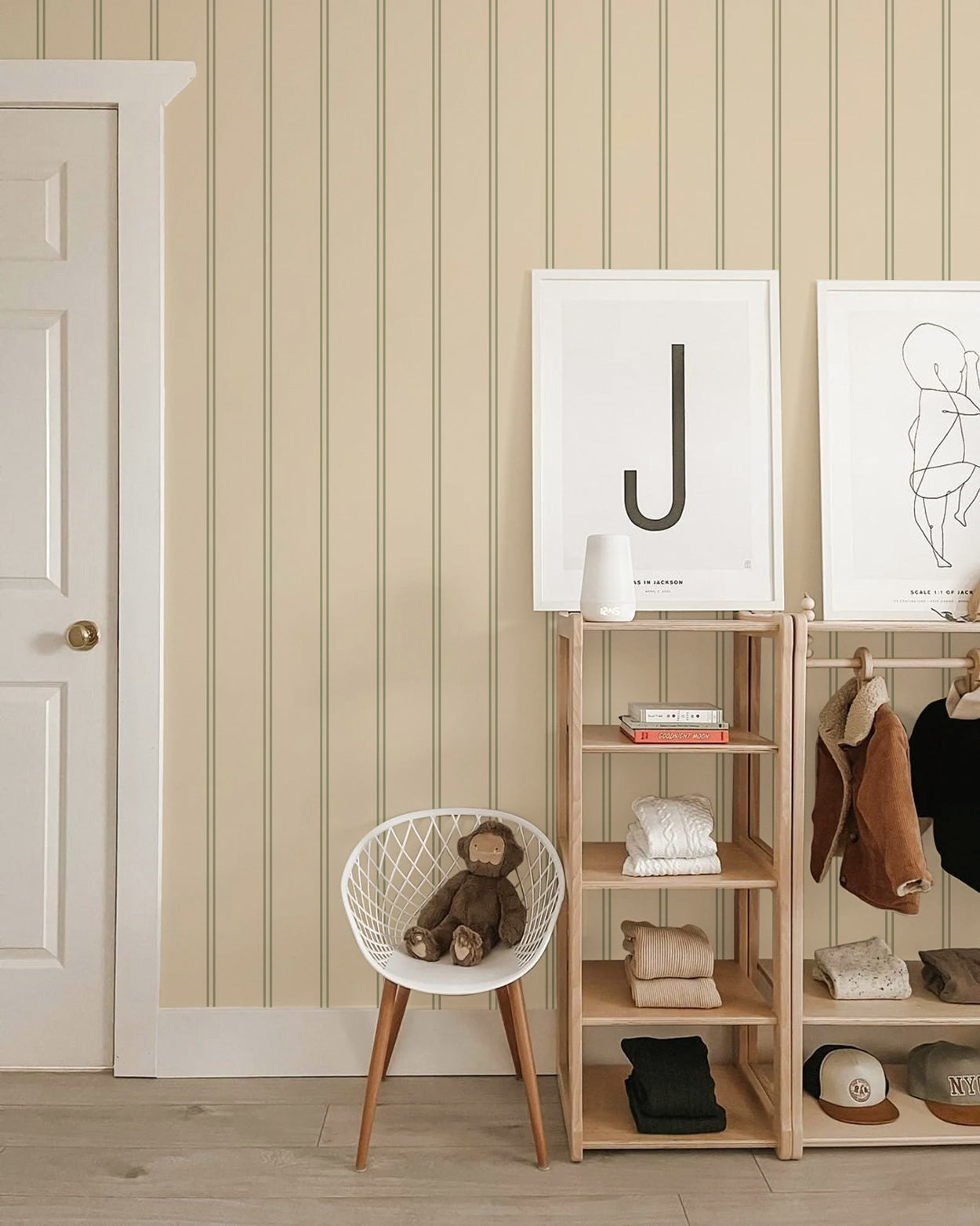 Behang - Dubbele strepen