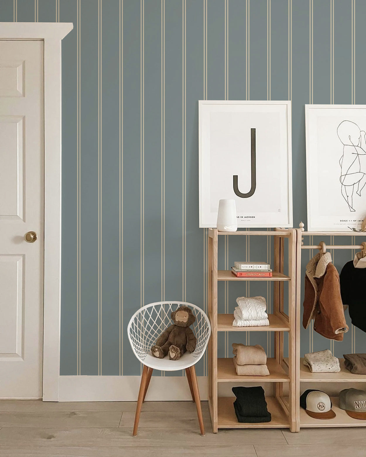 Behang - Dubbele strepen