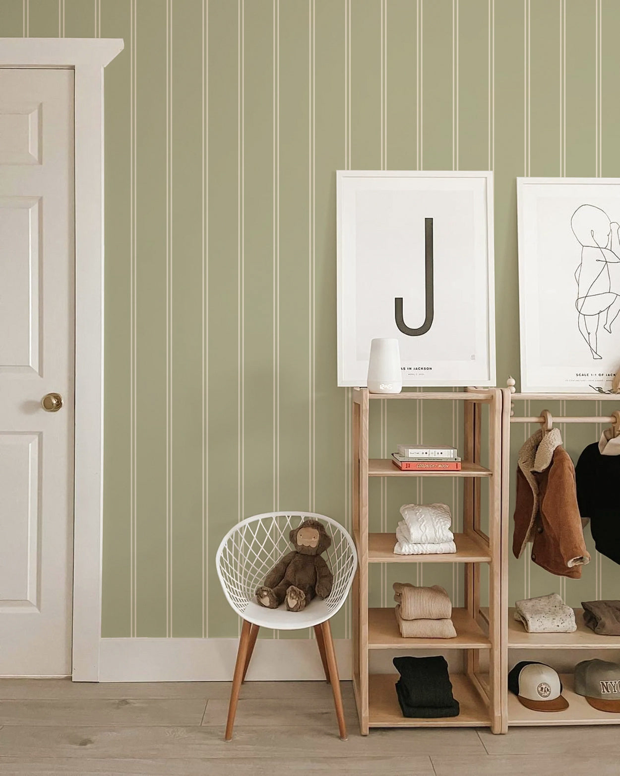 Behang - Dubbele strepen