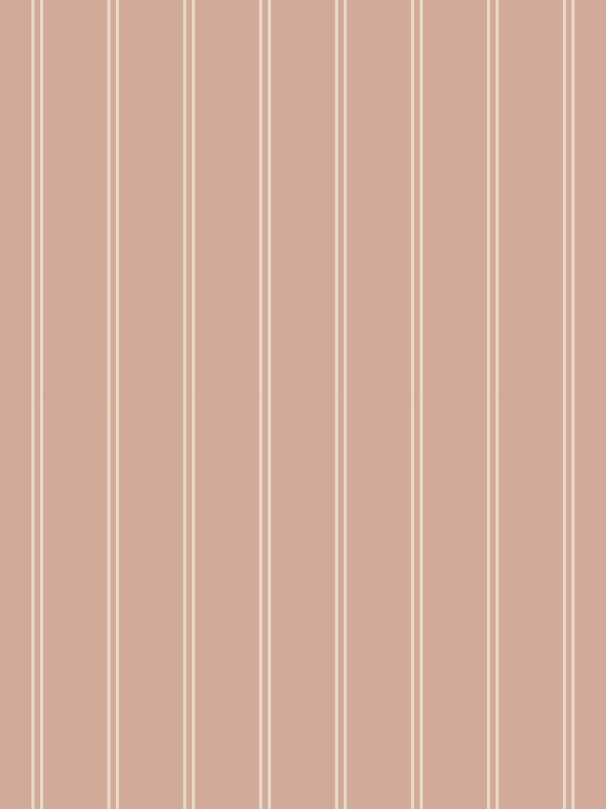 Motif du papier peint « Doubles rayures » en vieux rose de près